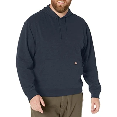 Image of Dickies Men&#039;s Pullover Fleece Hoodie Jacket, Dark Navy, S