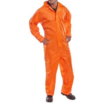 Image of NYLON B DRI COVERALL ORANGE L