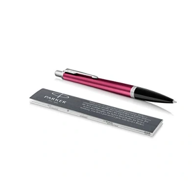 Image of Parker Urban Ballpoint Pen Vibrant Magenta Medium Point Black Ink Refill