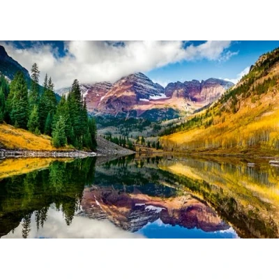 Image of Ravensburger Aspen Colorado 1000 Piece Jigsaw Puzzles for Adults and Kids Age 12 Years Up USA America