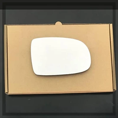 Image of Fits Vauxhall Corsa 2001 to 2006 Wide Angle Wing Mirror Glass RIGHT HAND ( UK Driver Side )