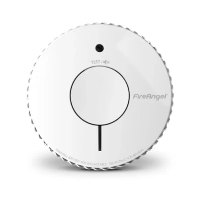 Image of FireAngel Optical Smoke Alarm FA6620 10 Year Battery Alarms for Home with Test/Silence Button Replacement ST 622/ST 620 Early Detector Fire White