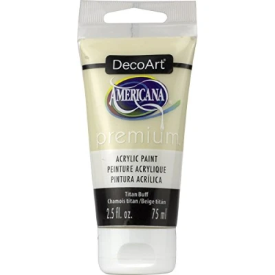 Image of Premium Acrylics Titan Buff Artist Paint, Acrylic, 3.8 x 13.7 cm