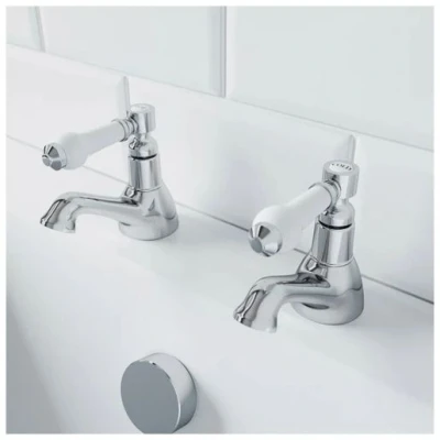 Image of Vitellio Corus Bath Taps VIT 2TAPB050G