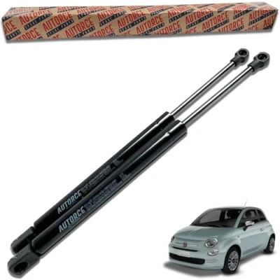 Image of AUTORCE 2 Pcs Rear Tailgate Boot Gas Struts Intended For Fiat 500 500C Hatchback 2007 Onwards Lift Support Shock Absorber System 350 (N) 455 MM 51785412