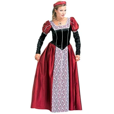 Image of Ladies Castle Beauty Costume Medium UK 10 12 for Medieval Royalty Fancy Dress