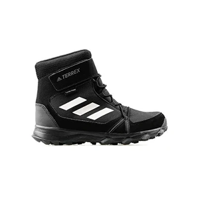 Image of adidas Performance Terrex SNOW CF R.RDY K Unisex Winter boots for kids, Size: 12.5K, Core black/chalk white/grey four Imitation leather/ textile