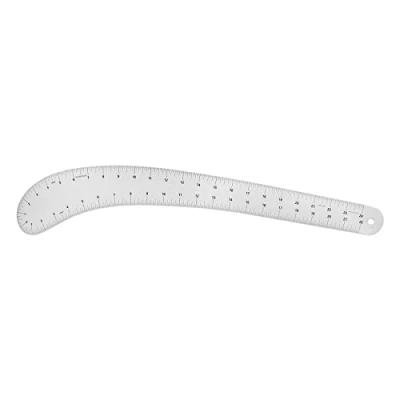 Image of Alumicolor 24 inch Aluminum Vary Form Curve Sewing Ruler for Dressmaking and Fashion Design, Silver