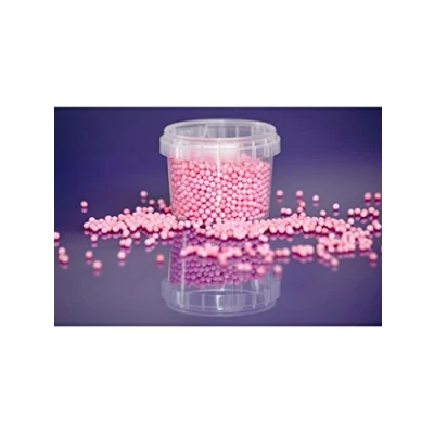 Image of 100g Pale Pink Edible 4mm Sugar Pearls Balls for Cake Cupcake Sprinkles Decoration