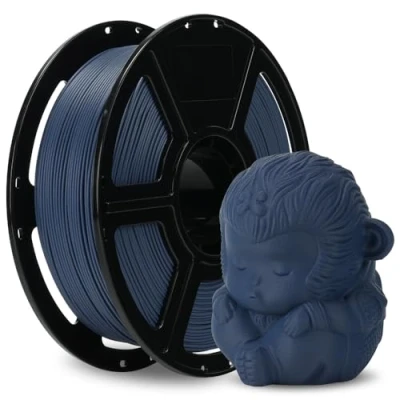 Image of FLASHFORGE Carbon Fiber PLA Filament 1.75mm, Reinforced 3D Printer Filament, 1KG Spool Dimensional Accuracy +/ 0.02mm, High Strength &amp; Abrasion Resistance (Sailor Blue)
