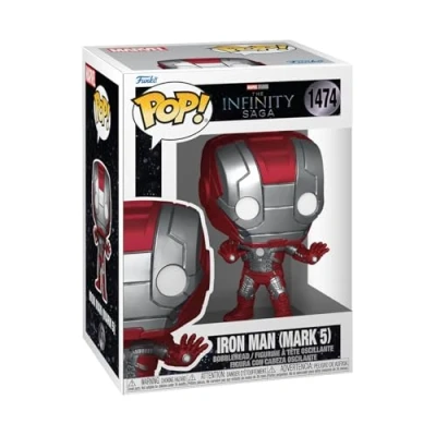 Image of Funko POP! Marvel: MCU Archives IM2 MRK 5 Iron Man Collectable Vinyl Figure Gift Idea Official Merchandise Toys for Kids &amp; Adults Movies Fans Model Collectors and Display
