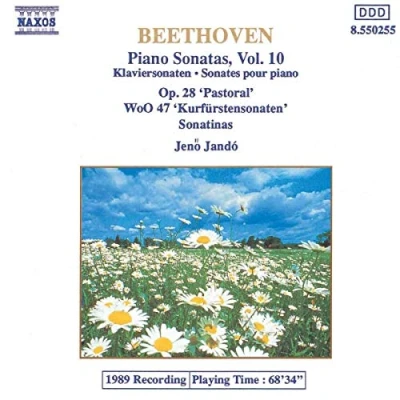 Image of Beethoven: Piano Sonatas, Vol. 10 Op. 28 &#039;Pastoral&#039;, WoO 47 &#039;Kurfurstensonaten&#039;, Sonatinas