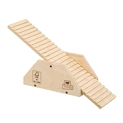 Image of Ferplast Wooden Hamster Swing, Mice, Gym, Toys for Hamsters