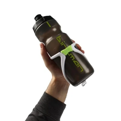 Image of Birzman Bottle Cage White Lightweight &amp; Durable Bike Holder Secure and Stylish Ideal for Road Mountain Bikes
