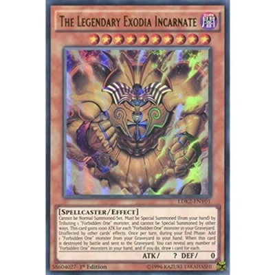 Image of YuGiOh : LDK2 ENY01 Limited Ed The Legendary Exodia Incarnate Ultra Rare Card ( Yu Gi Oh! Single ) by Deckboosters