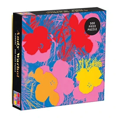 Image of Andy Warhol Flowers 500 Piece Puzzle