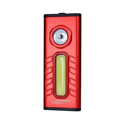 Image of Lighthouse Torches L/HEM5RED LED RED Mini Lamp Dimmable Spotlight (250Lm) and Floodlight (500Lm) 3xAAA Included