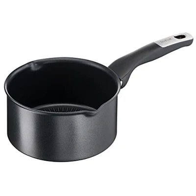 Image of Tefal Unlimited Saucepan 18 cm (2.1 L), Pouring Spouts, Non Stick, Scratch Resistant, Easy Clean Coating, Thermo Signal, All Heat Sources Including Induction, Made in France G2552902