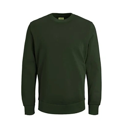 Image of JACK &amp; JONES Men&#039;s Jjeholmen Sweat Crew Neck Noos Pullover, Blue (Insignia Blue/Reg Fit), XXL