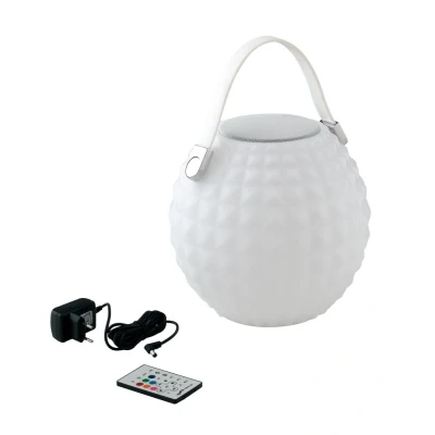 Image of Geco Outdoor Portable RGBW LED Dimmable Lamp With Built In Bluetooth Speaker