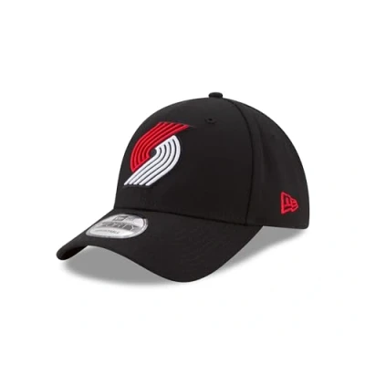 Image of New Era Portland Trailblazers 9forty Adjustable Cap NBA The League Black One Size