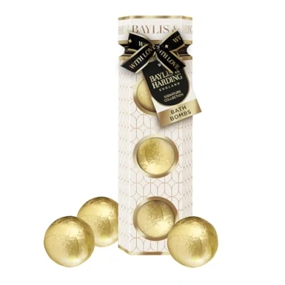 Image of Baylis &amp; Harding Sweet Mandarin Grapefruit Luxury Bath Bomb Gift Set Vegan Friendly (Pack of 1)