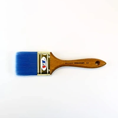 Image of Spalter Brush Varnishing Blue Polytop 60mm/Made in France/Eco Responsible/for Int. or Exterior Paints and Varnishes, Terraces, Walls. Find the Bleu Complete Range on Amazon