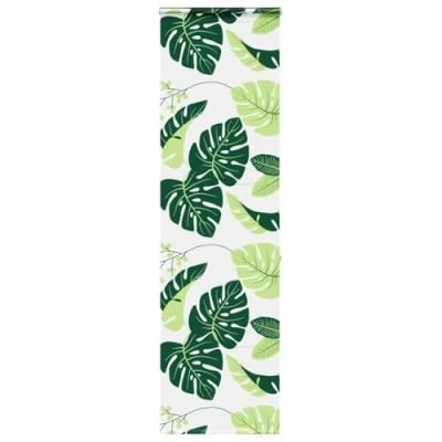 Image of vidaXL Shower Roller Blind with Cassette Green PEVA, 70x240 cm, Water Resistant Privacy Screen