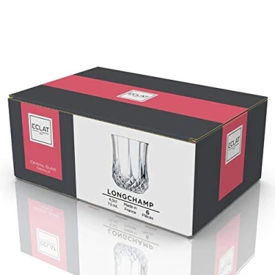 Image of Eclat Cristal D&#039;Arques Longchamp Shot Glass, Crystal, 1 Count (Pack of 1)