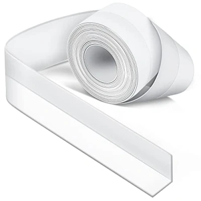 Image of BLAZOR Bath Sealant Strip, Anti Mould Tape, Waterproof Sealing Caulk Flexible Self Adhesive Tape for Decorating Kitchen, Bathroom, Bathtub, Toilet
