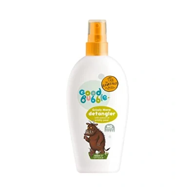 Image of Good Bubble Gruffalo Hair Detangling Spray with Prickly Pear Extract and Tea Tree Oil 150ml Silicone Free Detangler for Knots &amp; Tangles Detangles Smooths