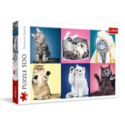 Image of Trefl 916 37377 Kätzchen EA 500 Teile, Premium Quality, für Erwachsene und Kinder ab 10 Jahren 500pcs Kittens