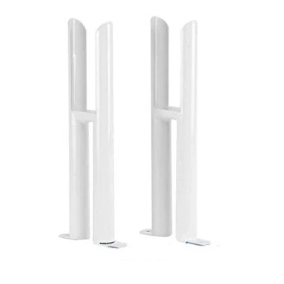 Image of Manissa Freestanding 2 Column Traditional Radiator Feet Central Heating Installation Easy Fit