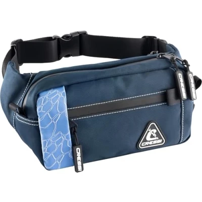 Image of CRESSI Koala Pouch Blue Unisex Water Repellent Waist Bag suitable for Aquatic Activities, Blue, One Size