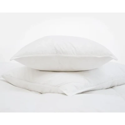 Image of Luxury Anti Allergy Treated Duck Feather and Down Pillow Pair