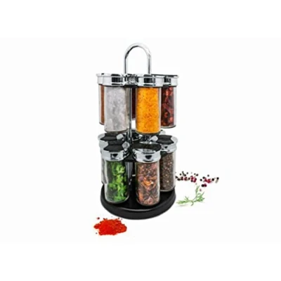 Image of Nerthus FIH 382 12 jars spice carousel. Rotary carousel with