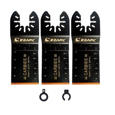 Image of EZARC Oscillating Multitool Blade Carbide Teeth for Hard Material, 3 Pack