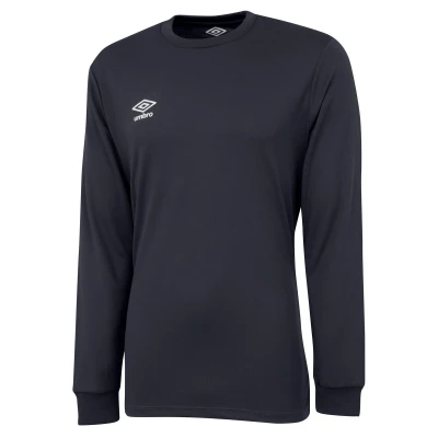 Image of Umbro Mens Club Long Sleeved Jersey (Carbon/White) Multicolour Size Medium