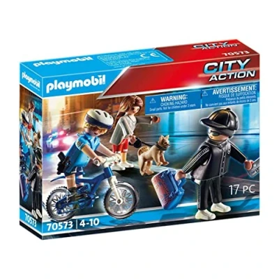 Image of Playmobil City Action 70573 bicycle with Thief, Ages 4+