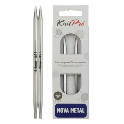 Image of KnitPro KP10404 5 mm Nova Interchangeable Normal Circular Needles, Silver