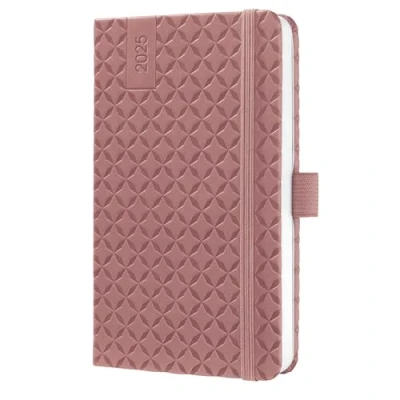 Image of SIGEL J5128 Jolie Weekly Planner 2025, hardcover, 9,5 x 15 cm, 174 Pages, Dusty red