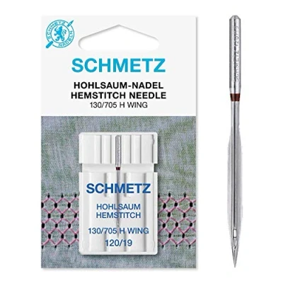 Image of Sewing Machine Needles Schmetz Hemstitch (Wing), Size: 120/19, Single Packet