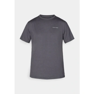 Image of Calvin Klein Mens Newport Moisture Wicking T Shirt Charcoal Marl M