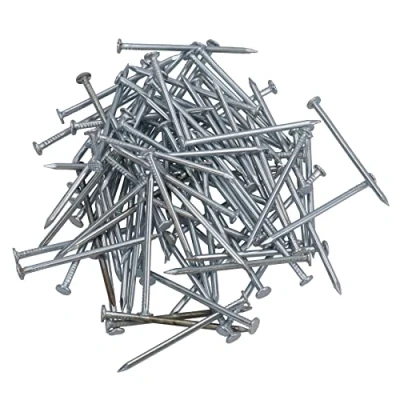 Image of 45mm / 1.75 Flat Headed Multi Purpose Nails Fasteners Fixings Carpentry 130pc