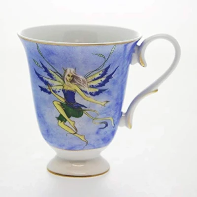 Image of Redwood Collection Blue Fairy Bone China Mug in Gift Box