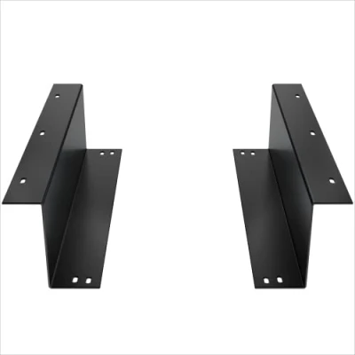 Image of ACROPAQ Mounting Bracket for Cash Drawer, Under Mounted, 2 x Rails, 33 cm Easy Assembly, Robust Steel Rail, Bracket, 09024 cm, Black