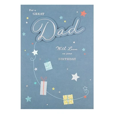 Image of Hallmark 25472663 Dad Birthday Card &#039;With Love&#039; Medium