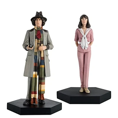 Image of Doctor Who 4th &amp; Sarah Jane Figurine Set Collection by Eaglemoss Collections