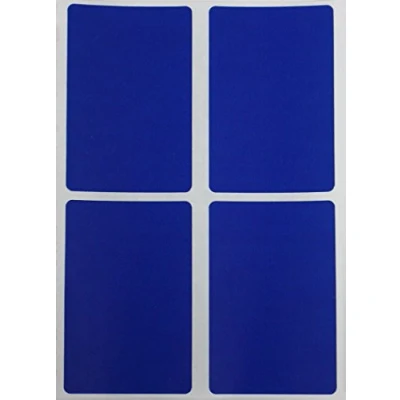 Image of Royal Green Rectangular Color Coding Labels Stickers in Blue 7.5 cm x 5 inches (75 mm 50 mm) 200 Pack