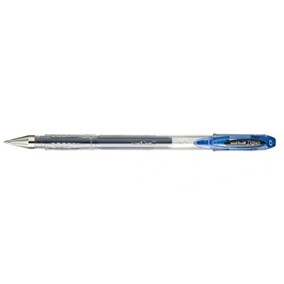 Image of Uni ball SigNo UM120 Gel Rollerball Pen 0.7mm Tip 0.5mm Line Blue Ref 9001181 [Pack 12]